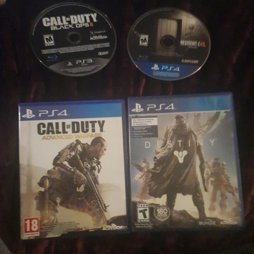 Lot of 4 ps4 games